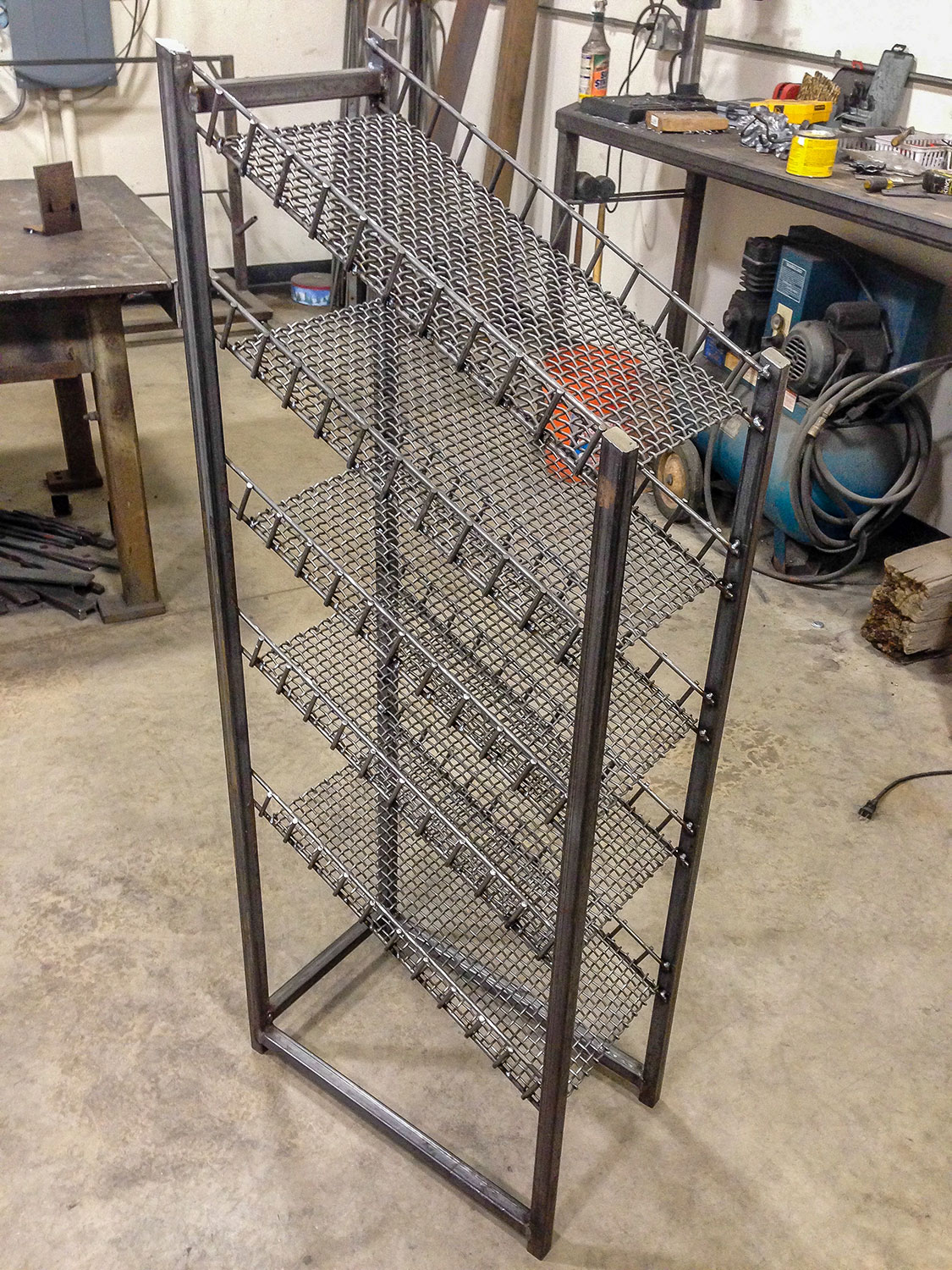 Shoe Rack Bent Metal Works