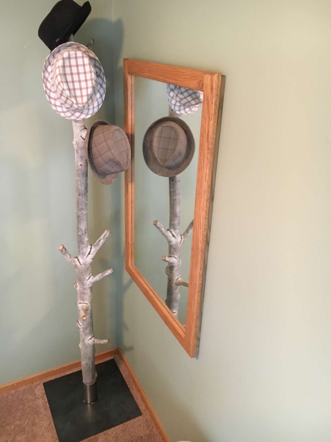 Aspen Tree Hat Rack Bent Metal Works